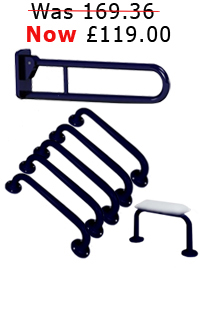 Low Level Grab Rail Kit 2 - Blue