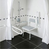 Shower Doc M Pack With White Rails.