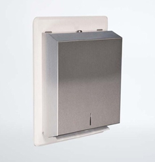 Anti ligature paper towel dispenser