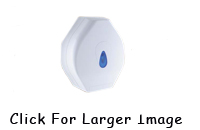 Plastic maxi - jumbo toilet roll dispenser